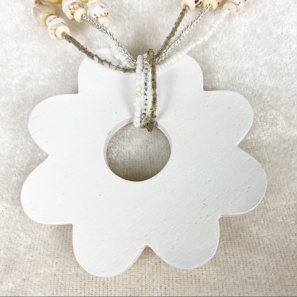 Bohemian Style Boho Floral Statement Necklace - Picture 4 of 10